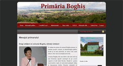 Desktop Screenshot of primariaboghis.ro