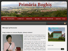 Tablet Screenshot of primariaboghis.ro